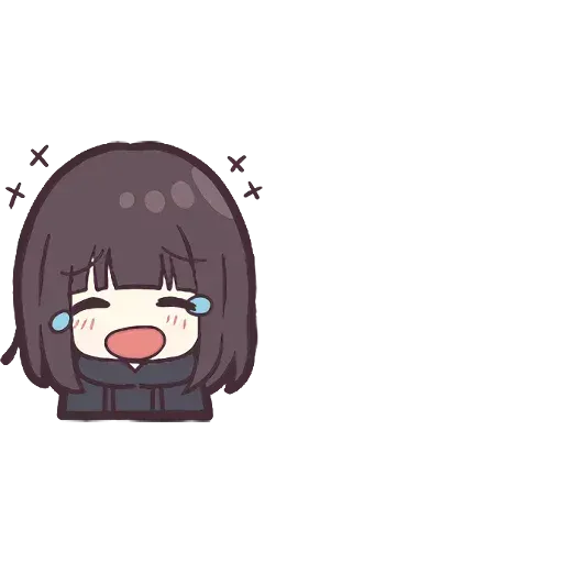 Menhera chan - Telegram Sticker - English