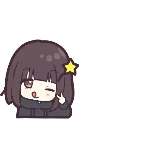 Menhera chan Emoji - Sticker 2