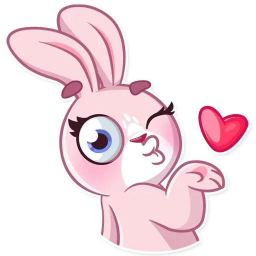 Rosy Bunny - Sticker 2