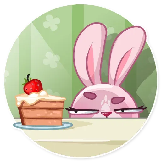 Rosy Bunny - Sticker