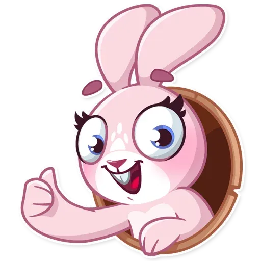 Rosy Bunny - Sticker 3