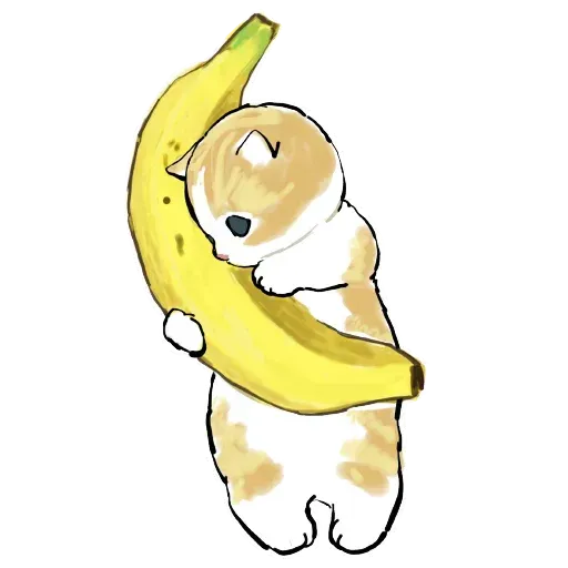 Bananacat - meong - Sticker 6