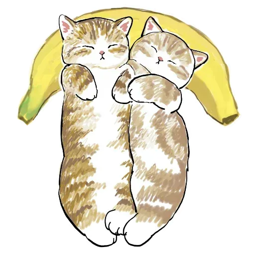 Bananacat - meong - Sticker 8