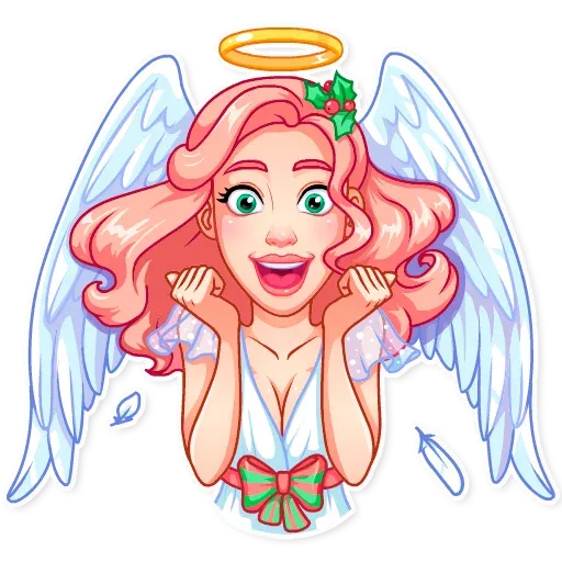 Christmas Angel- Sticker