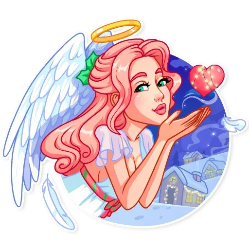 Christmas Angel - Sticker 2