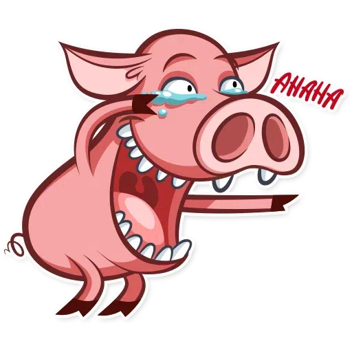Pete pig- Sticker