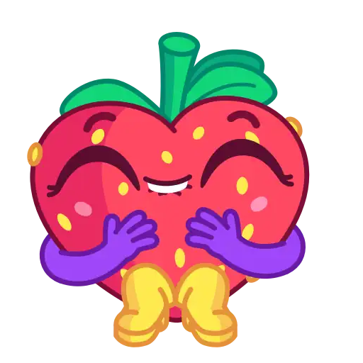 Sweety Strawberry- Sticker