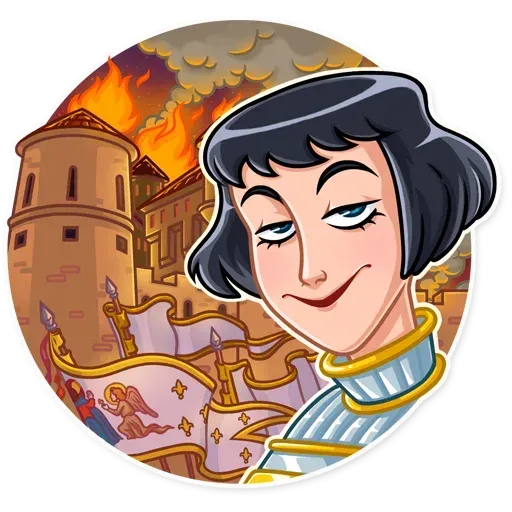 Joan of Arc- Sticker