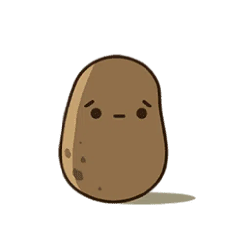 Kawaii Potato 2 - Sticker 3