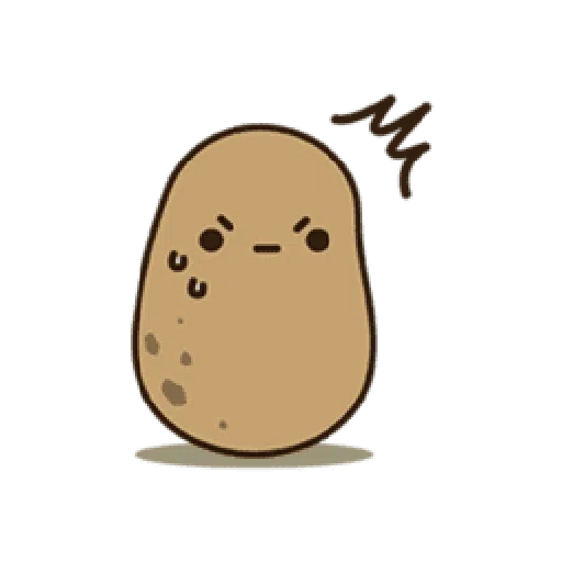 Kawaii Potato 2 - Sticker 4