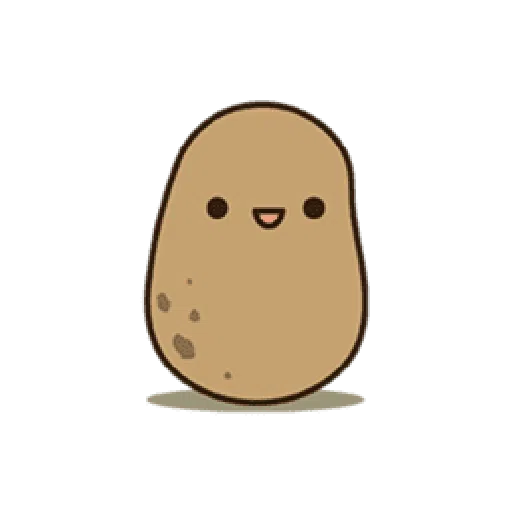 Kawaii Potato 2 - Sticker 2
