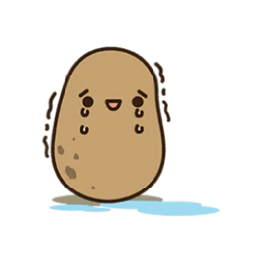 Kawaii Potato 2 - Sticker 8