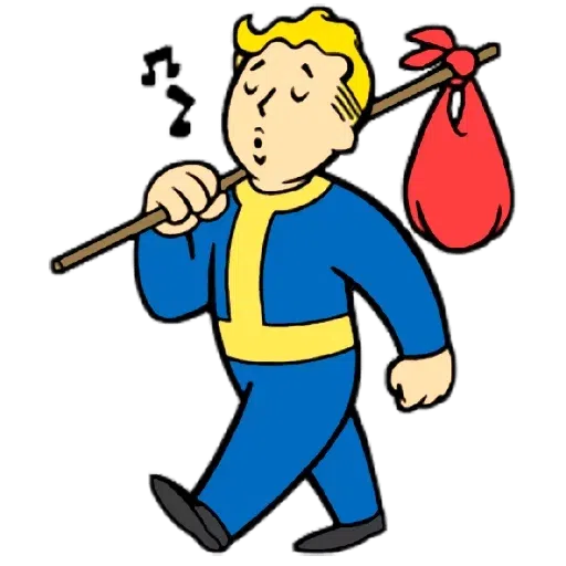 Fallout Vault Boy - Sticker 7