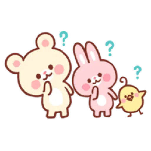 Bear & Bunny - Sticker 5