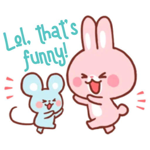 Bear & Bunny - Sticker 2