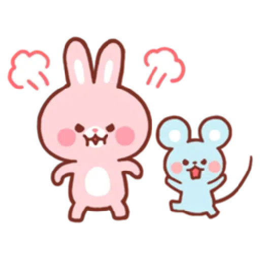 Bear & Bunny - Sticker 8